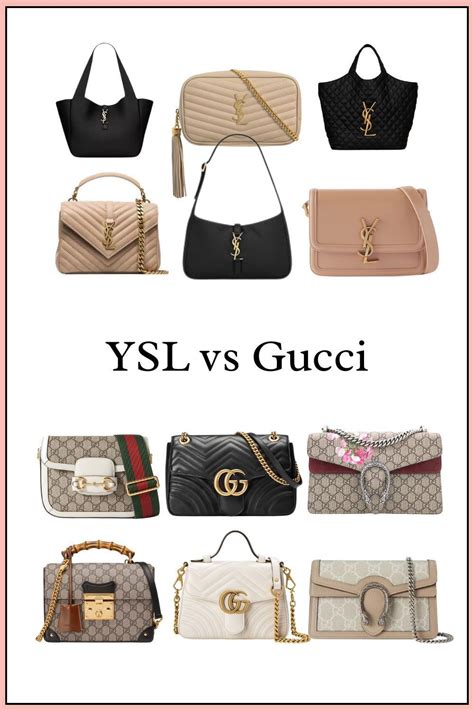 gucci vs ysl bag|ysl vs gucci fashion.